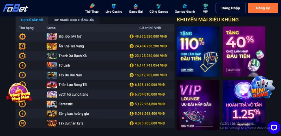Chương trình VIP độc quyền tại fly88h nhà cái